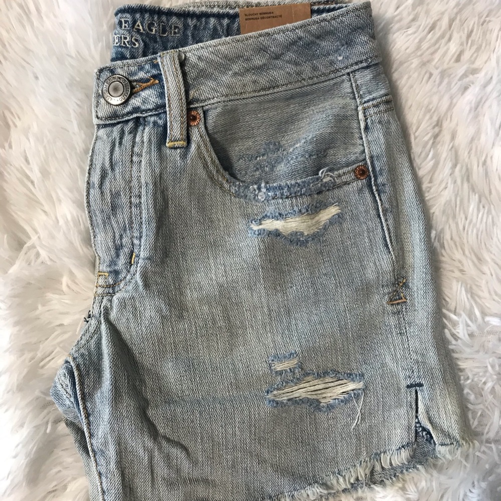 NWT American Eagle Bermuda jean shorts size 0